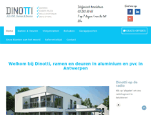 Tablet Screenshot of dinotti.be